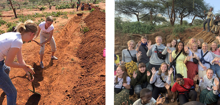 Thea var på U18 højskole i Kenya