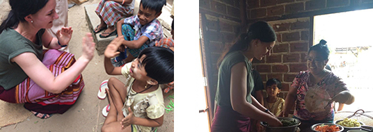 Ingrida rejser sammen med andre til Myanmar på en sommer højskole