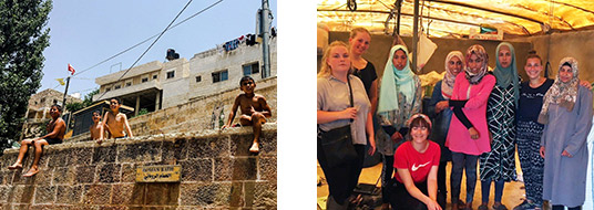 Allai var på 3 ugers sommerhøjskole i Palæstina