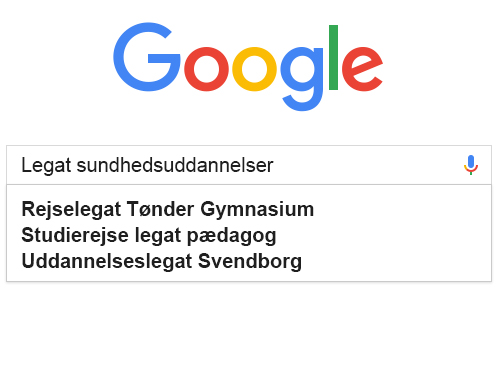 Søg efter legater online