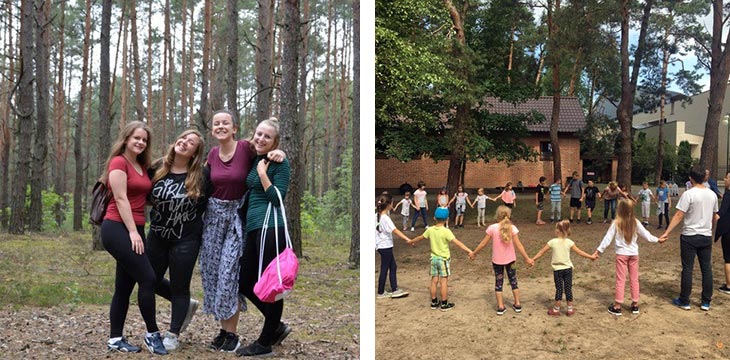 Iben fortæller om sin Work camp oplevelse i Polen