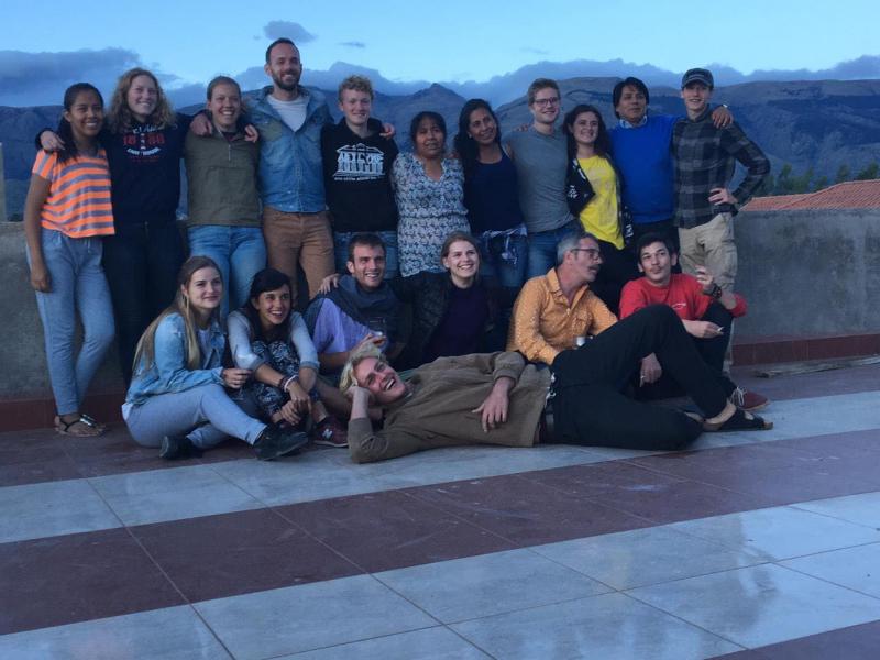 I Bolivia arbejder du sammen med andre frivillige