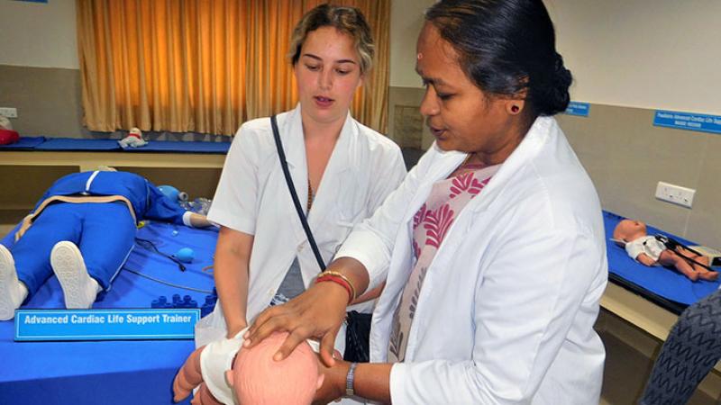 Sygeplejerske praktik i Indien