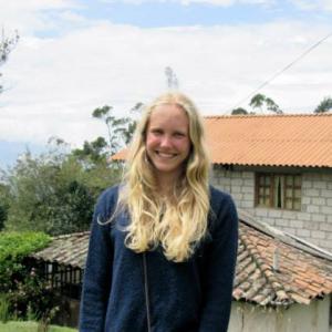 Camilla var frivillig i Ecuador