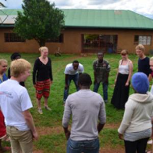 Kristina på højskole i Kenya