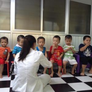 Sygeplejestuderende i Vietnam